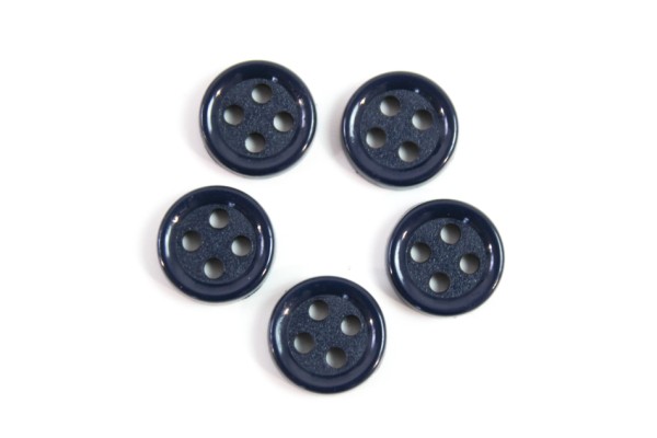 Hemd oder Blusenknopf 11 mm navy