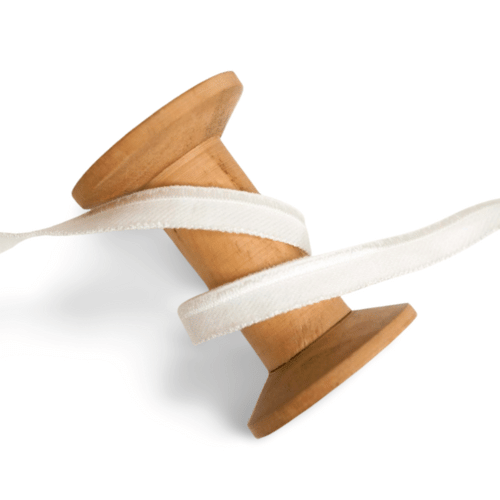 Gummi Paspelband 10mm ecru