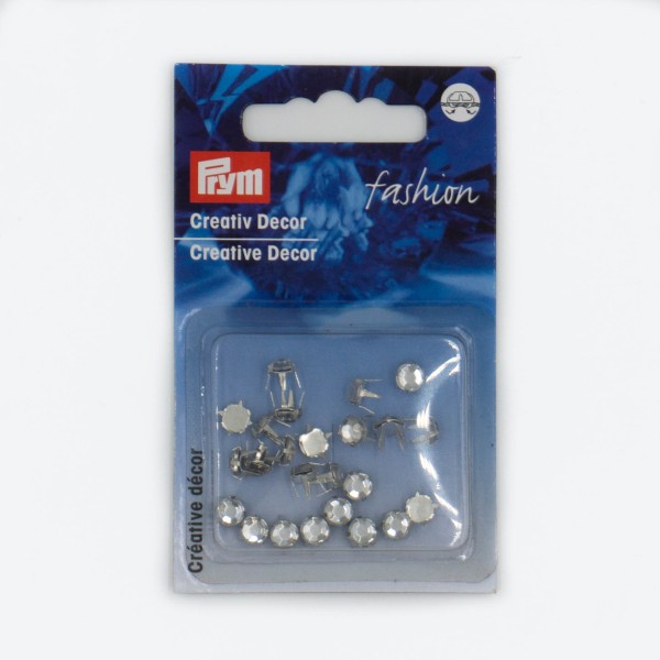 Prym Strasssteine silberfarbig 5mm