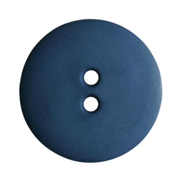 Modeknopf matt 20mm jeansblau