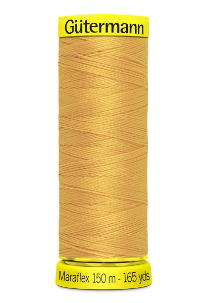 Elastisches Garn Gütermann Maraflex 150m goldgelb Nr. 416