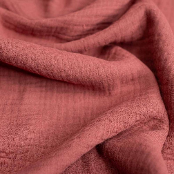Musselin Double Gauze Amelie terra