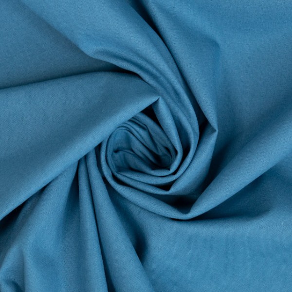 Baumwolle Webware Fahnentuch jeansblau