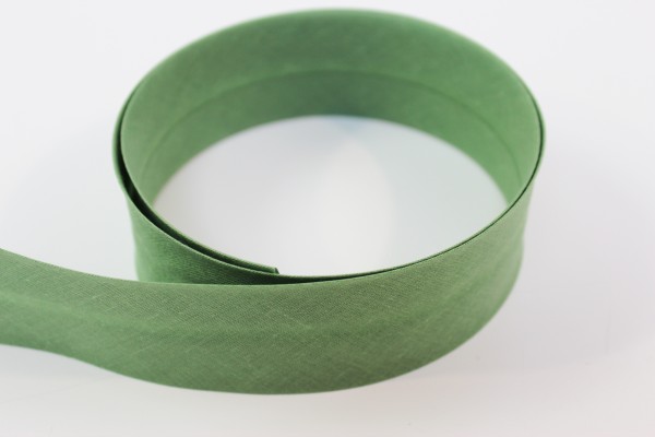 Schrägband 2cm oder 4cm breit vorgefalzt grün 40mm
