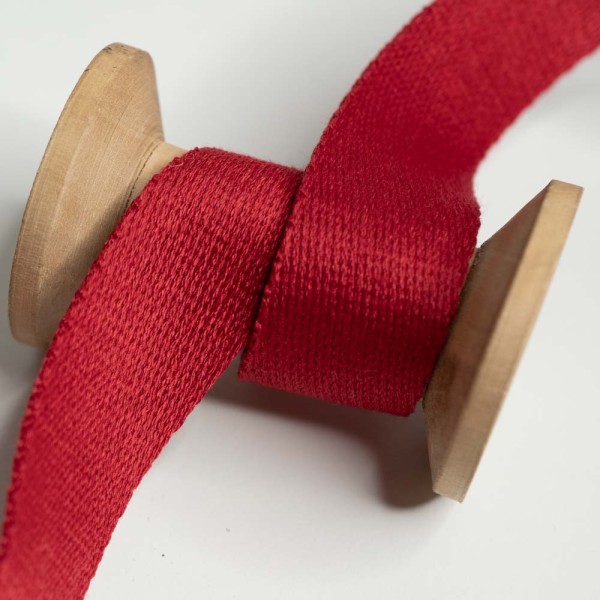 Soft Gurtband 25mm dunkelrot