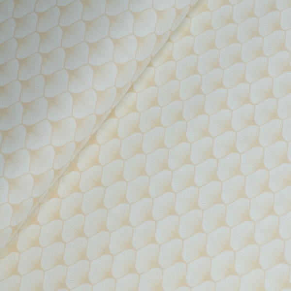 Bio Baumwollwebware Fächer hellbeige