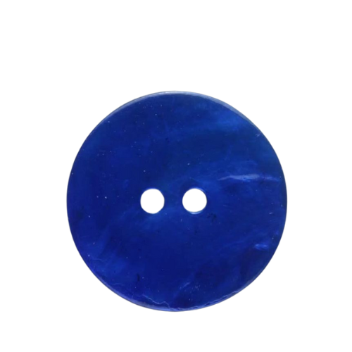 Perlmuttknopf 18mm dunkelblau