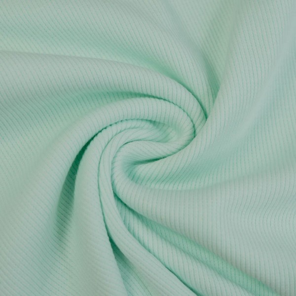 50cm Zuschnitt Ripp Bündchen pastellmint