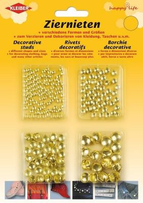 Ziernieten Kreis gold
