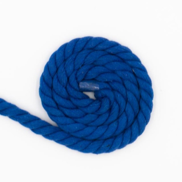 Soft Kordel 8mm gedreht royalblau