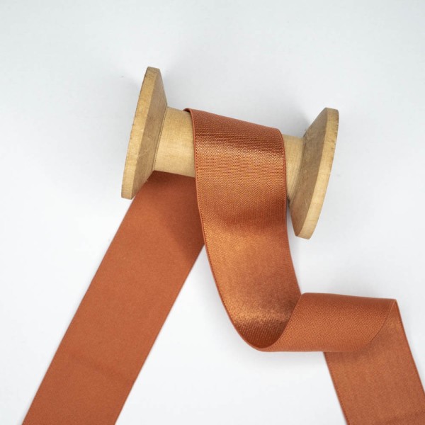 Satin Gummiband Deluxe cognac