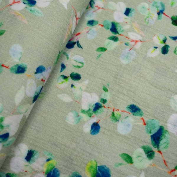 Musselin Double Gauze Eucalyptus salbei