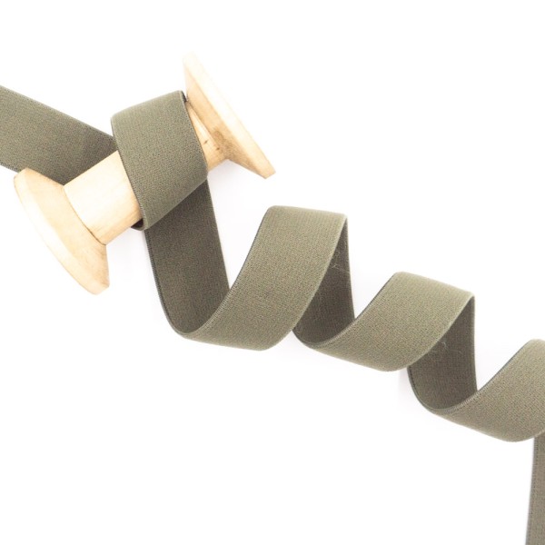 Gummiband 30mm SOFT khaki