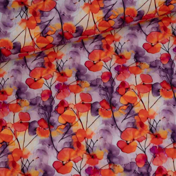 Baumwollwebware Aquarell Ginkgo beere