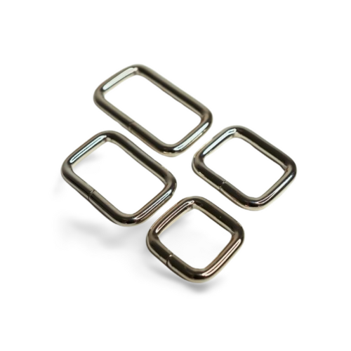 EvLis Rechteck Ring Massiv silber 20/25/30/40mm