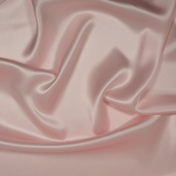 Italienischer Seidensatin pastellrosa