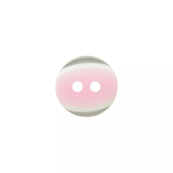 Polyesterknopf 12mm rosa