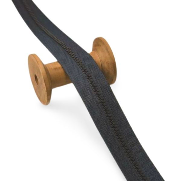 Endlosreißverschluss Krampe dunkelgrau oxyd 30mm