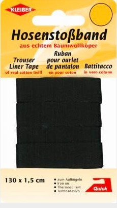Kleiber Hosenstoßband schwarz