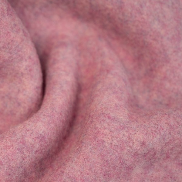 Merino Woll Fleece SUPERSOFT altrosa melange