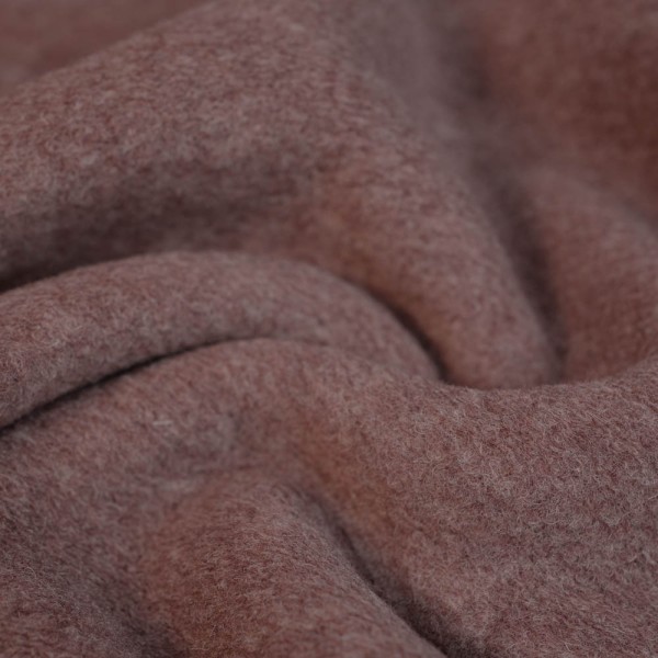 Merino Woll Fleece SOFT meliert beere