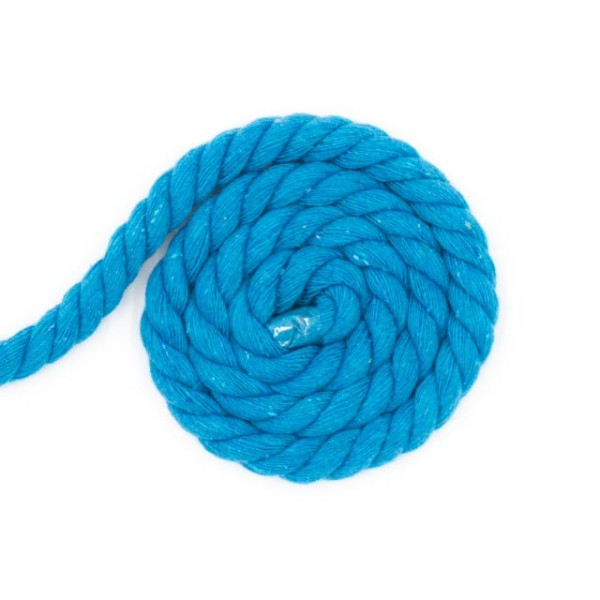Soft Kordel 10mm gedreht aqua