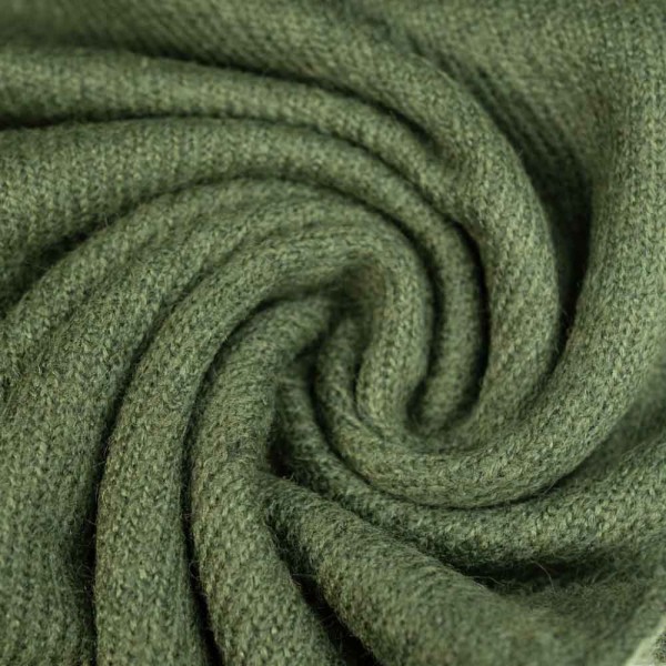 Strickstoff Oliv Melange