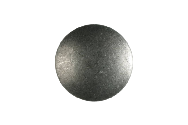 Metallknopf gewölbt 23mm altzinn
