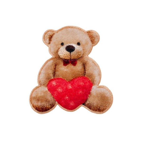 Applikation Bär mit Herz
