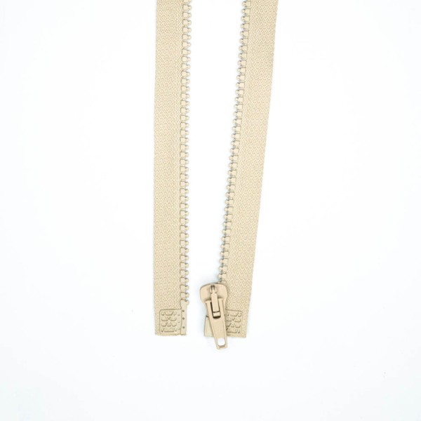 BOOM Reißverschluss teilbar Krampe beige 80cm