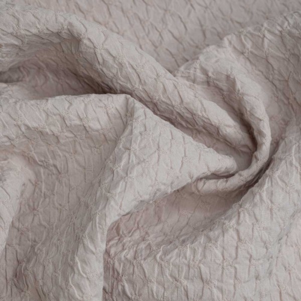 Baumwoll Popeline Crinkle beige