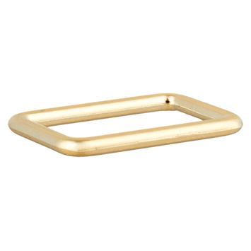 Rechteck-Ring gold 25mm