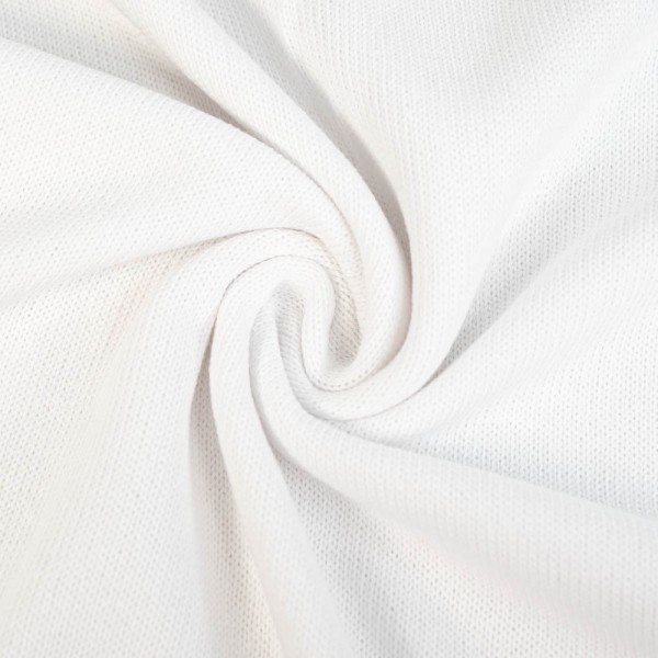 Baumwoll Feinstrick Premium weiß