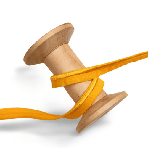 Gummi Paspelband 10mm senfgelb