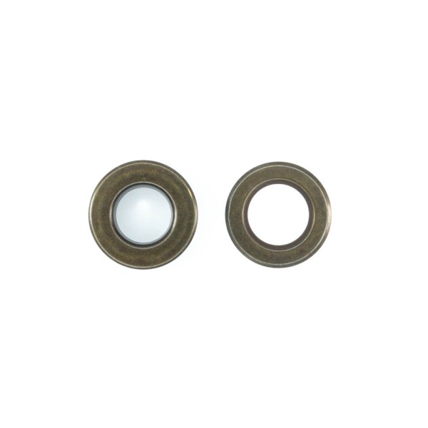 Metall-Öse 10mm altmessing