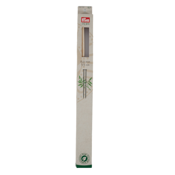 Prym Jackenstricknadeln Bambus 1530 Stärke 8,0mm, 33cm