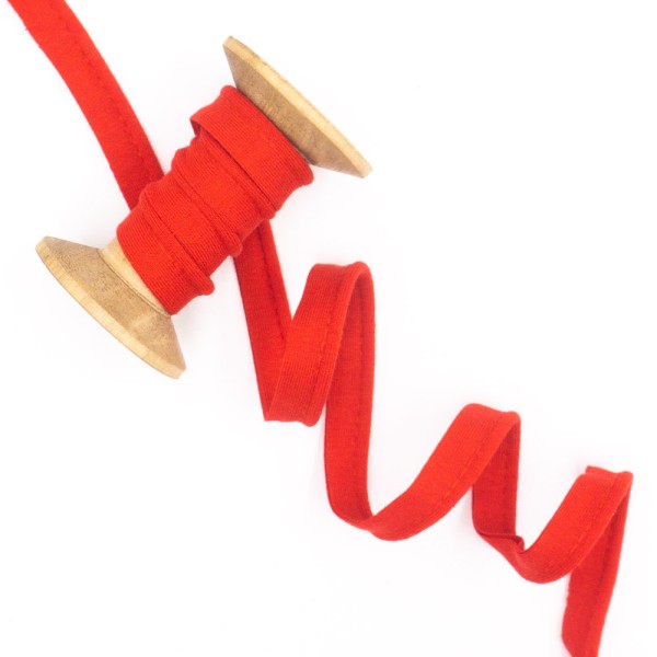 Jersey Paspelband Deluxe rot