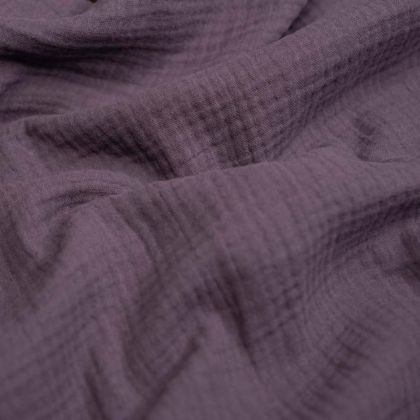 Musselin Double Gauze Amelie mauve