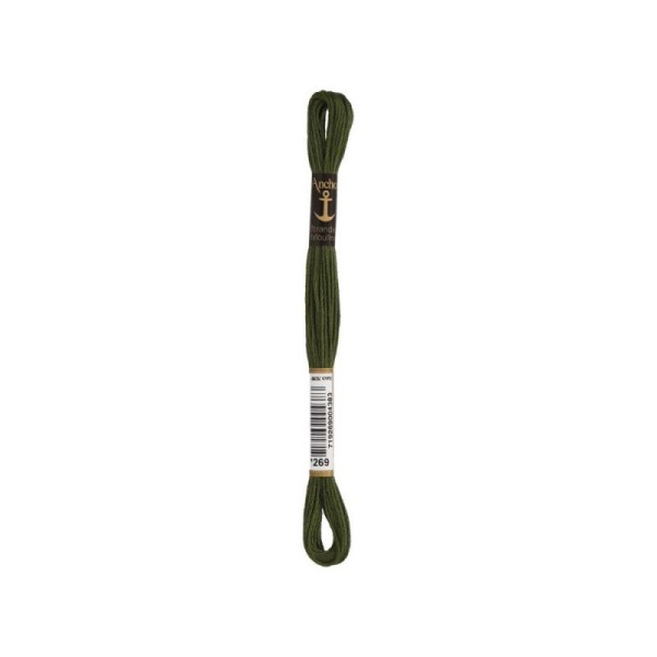 Anchor Sticktwist Garn 6-fädig tannengrün