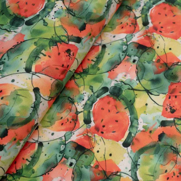 Baumwolljersey Watermelon coral