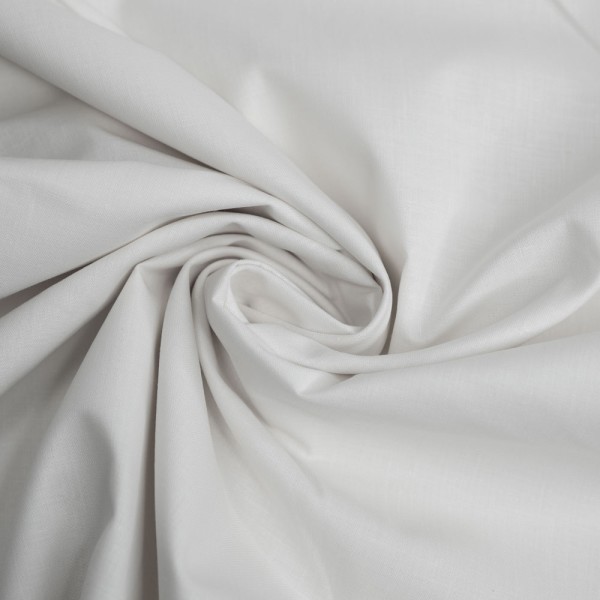 Baumwollwebware Fahnentuch 280cm Breite weiß