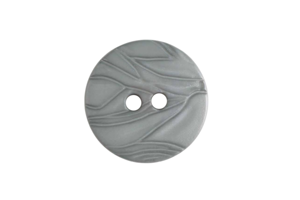 Modeknopf gemustert 20 mm grau