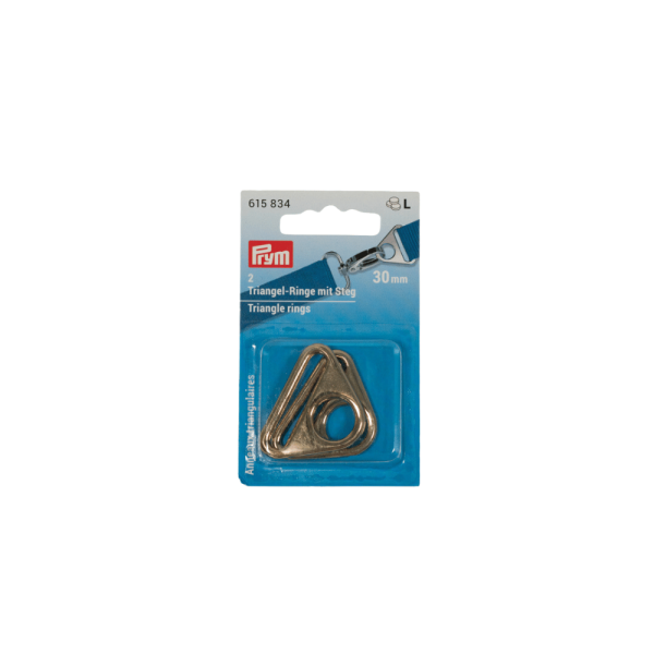 Prym Triangel-Ring mit Steg 30mm gold