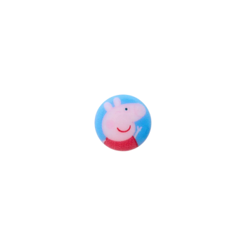Prym Kinderknopf Peppa Wutz 15mm blau