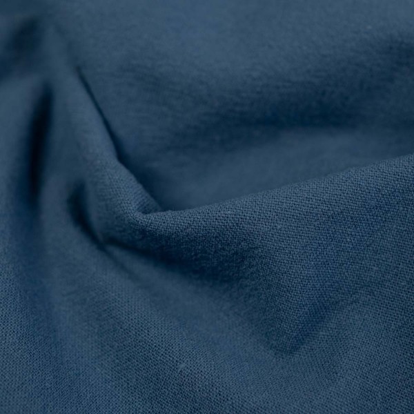 Baumwolle Stonewashed jeansblau dunkel