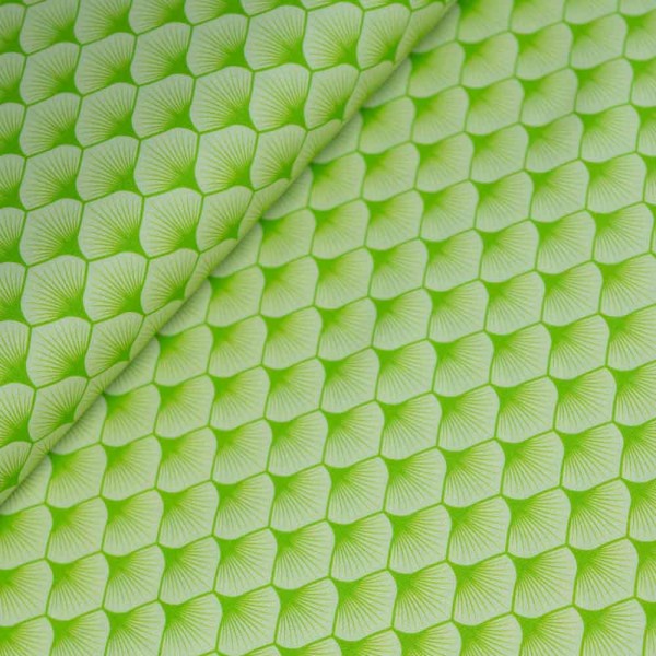 Bio Baumwollwebware Fächer hellgrün