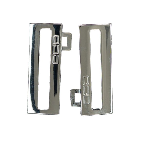 Metallschließe silber 40mm