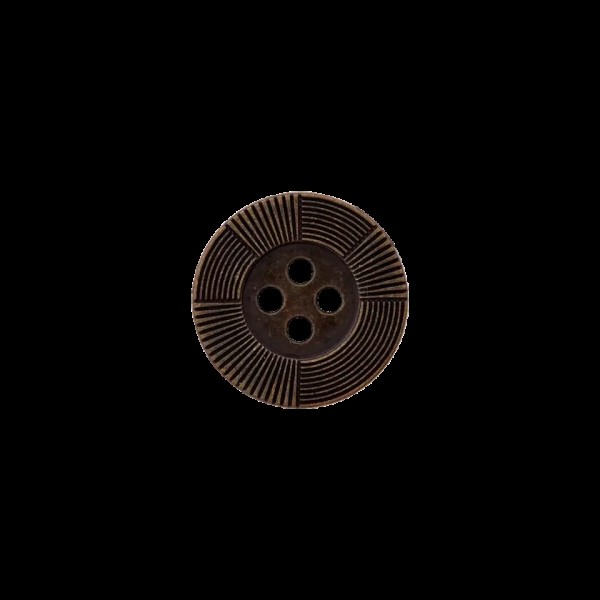 Metallknopf 18mm altmessing