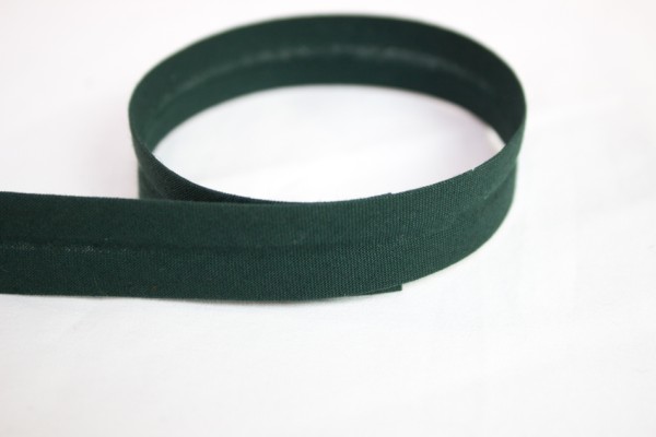 Schrägband vorgefalzt tannengrün