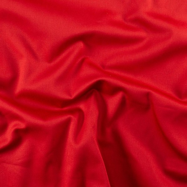 Baumwollsatin Stretch für Hosen rot